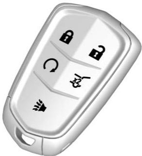 CADILLAC XT6 (2023) - Fonctionnement de la télécommande - 1