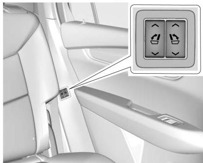 CADILLAC XT6 (2023) - Rabattement électrique du dossier de siège (selon l'équipement) - 1