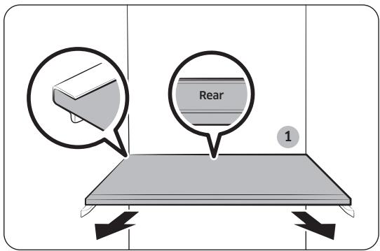 SAMSUNG RS70F64KEF - Clayettes (réfrigérateur/congélateur) (modèles applicables uniquement) - 1