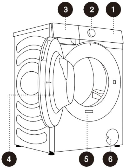 HISENSE WF3S9043BW7 - AVANT - 1