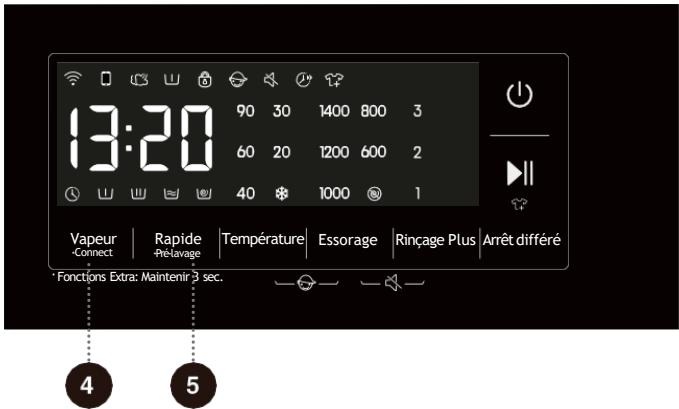 HISENSE WF3S9043BW7 - Départ/pause ▶|| - 1