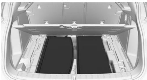 BMW X4 (2022) - Rangement du cache-bagages - 1