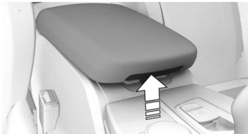 BMW X4 (2022) - Ouverture du vide-poches - 1