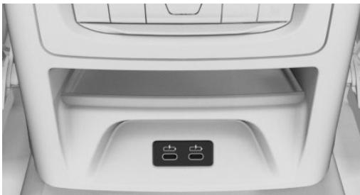 BMW X4 (2022) - Dans la console centrale à l'arrière - 1