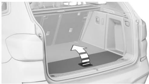 BMW X4 (2022) - Fonction de retenue du plancher du compartment à bagages - 1