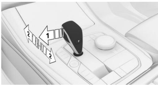 BMW X4 (2022) - Activation du mode manuel - 1