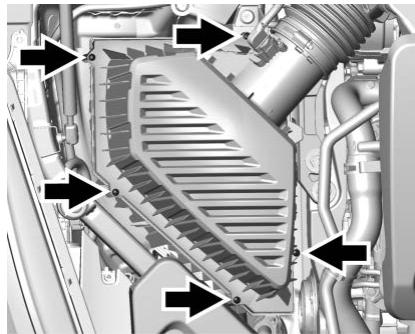 Buick Enclave 2 (2020) - Comment inspecter le filtre à air du moteur - 1