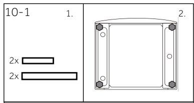 HAIER HWD80B14939 - EN OPTION : Installation des pads de réduction de bruit - 1