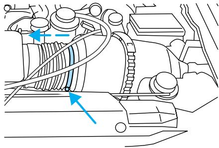 FORD Expedition (1999-2002) - Changement de I'elément filtrant du filtré à air - 1