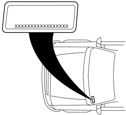 FORD Expedition (1999-2002) - Numéro d'identification du vehicule - 1