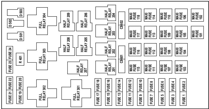 FORD Expedition (1999-2002) - Boitier de distribution électrique - 4