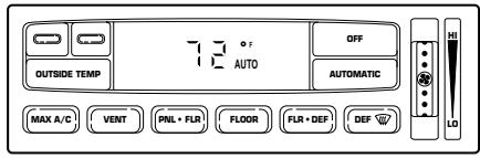 FORD Expedition (1999-2002) - Régulation électronique de la température (EATC) (selon l'équipement) - 1
