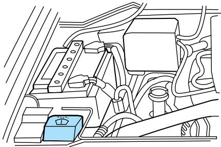 FORD Expedition (1999-2002) - Vérification et appoint du liquide de lave-glace - 1