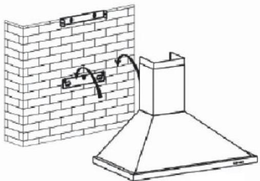 BRANDT BHP4612W - Fixation au mur : - 2