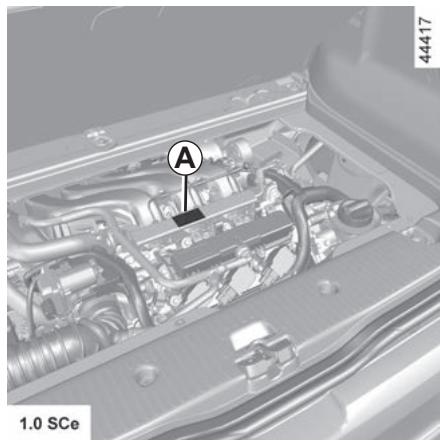 RENAULT Twingo 3 Phase 2 (2019) - PLAQUES D'IDENTIFICATION MOTEUR - 2