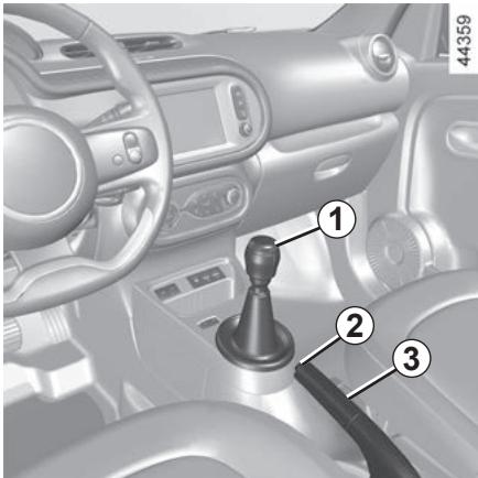 RENAULT Twingo 3 Phase 2 (2019) - LEVIER DE VOTESSES, FREIN À MAIN - 1