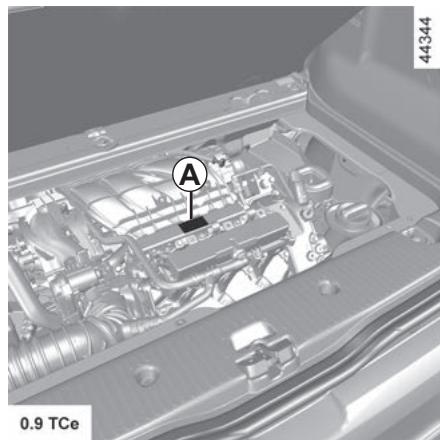 RENAULT Twingo 3 Phase 2 (2019) - PLAQUES D'IDENTIFICATION MOTEUR - 3