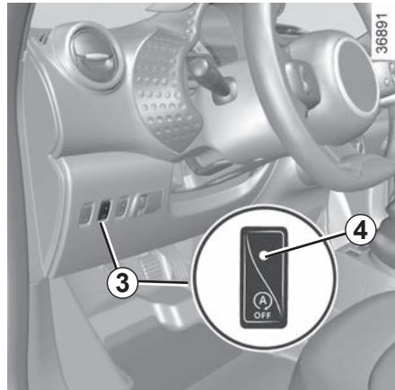 RENAULT Twingo 3 Phase 2 (2019) - Désactivation, activation de la fonction - 1