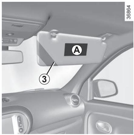 RENAULT Twingo 3 Phase 2 (2019) - SECURITE ENFANTS : désactivation, activation airbag passager avant (2/3) - 1