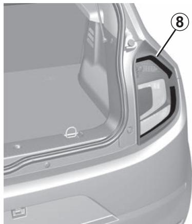 RENAULT Twingo 3 Phase 2 (2019) - FEUX ARRIÈRE ET LATERAUX : remplacement des lampes (2/3) - 2