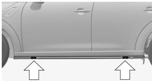MINI Countryman (2010-2014) - Prises pour cric - 1