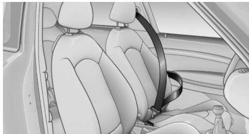MINI Countryman (2010-2014) - Bouclage de la ceinture - 2