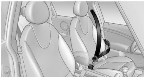 MINI Countryman (2010-2014) - Bouclage de la ceinture - 1