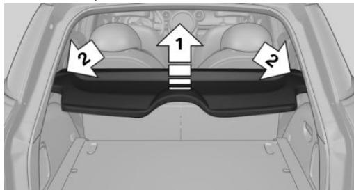 MINI Countryman (2010-2014) - Cache du组成部分 à bagages - 2