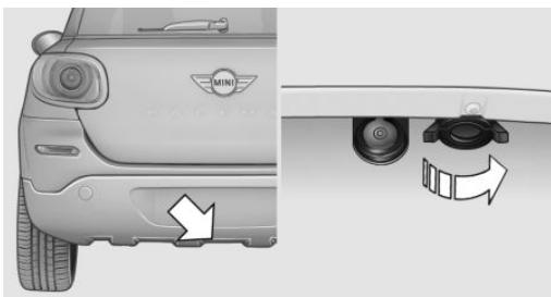 MINI Countryman (2010-2014) - Support de boule d'attelage, prise de remorque - 2
