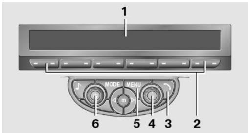 MINI Countryman (2010-2014) - ORGANES DE COMMANDE - 1