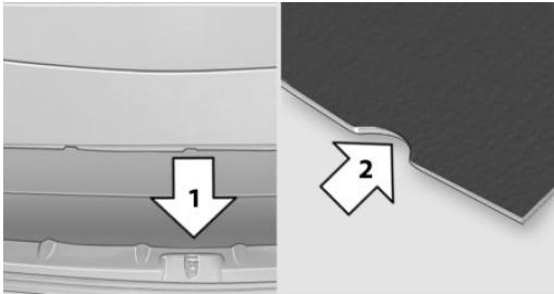 MINI Countryman (2010-2014) - Accès au compartment de rangement - 1