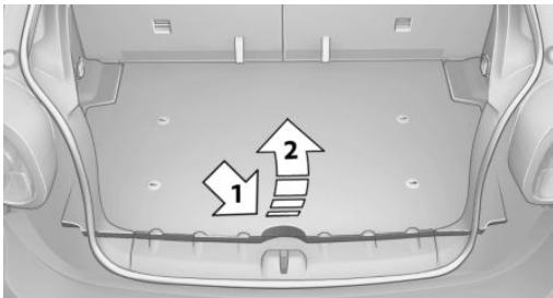 MINI Countryman (2010-2014) - Accès au compartment de rangement - 2