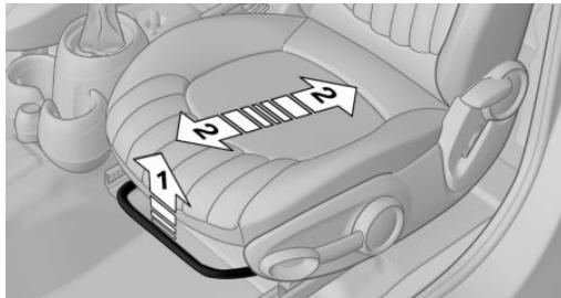MINI Countryman (2010-2014) - Réglage longitudinal - 1