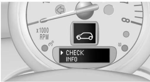 MINI Countryman (2010-2014) - Affichage des messages Check-Control mémorisés - 2