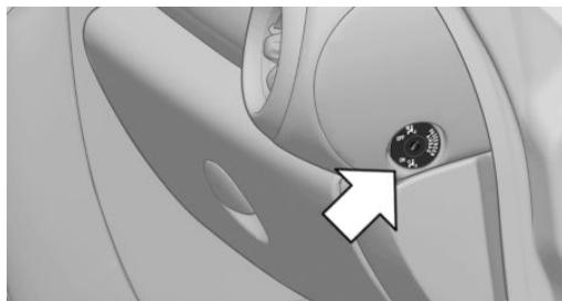 MINI Countryman (2010-2014) - Interrupteur à clé pour les airbags côté passager avant - 1