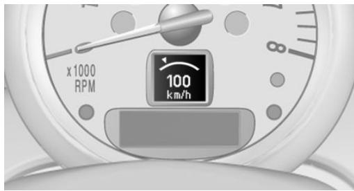 MINI Paceman (2010-2014) - Rappel de la vitesse mémorisée - 1