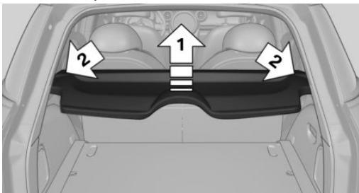 MINI Paceman (2010-2014) - Cache du compartiment à bagages - 2