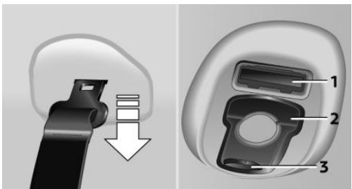 MINI Paceman (2010-2014) - Support de ceinture de sécurité sur le ciel de pavillon - 1