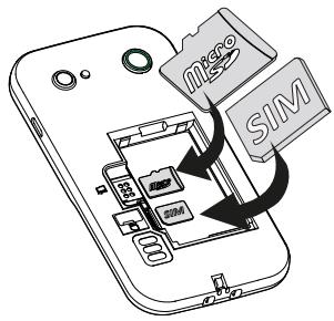 DORO LEVAE10 - Insertion de la carte SIM et des cartes mémoires - 1
