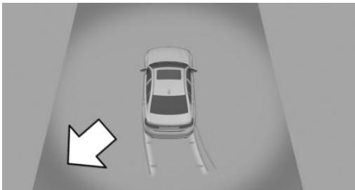 BMW M5 F90 (2017-2023) - Affichage sur l'écran du détecteur d'obstacles PDC - 1