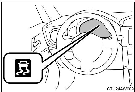SUBARU BRZ (2017) - Lorsque les systèmes TRAC/de contrôle de stabilité du vehicule (VSC) sont en action - 1