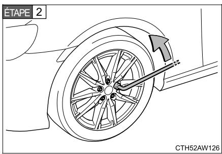 SUBARU BRZ (2017) - Remplacement d'une roue crevee - 2