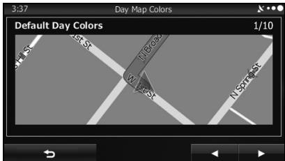 SUBARU BRZ (2017) - Map Settings (Paramètres de la carte) - 2