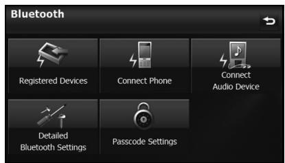 SUBARU BRZ (2017) - Appuyez sur la touche tactile Registered Devices (Appareils déclarés). - 1