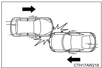 SUBARU BRZ (2017) - ■ Exemples de types d'accidents durant lesquels il est peu probable que l'/les airbag(s) SRS frontal(aux) du conducteur et du passager avant se déploie(nt) - 4
