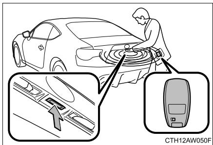 SUBARU BRZ (2017) - Déverrouillage du hayon du coffre - 1