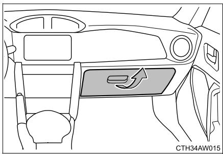 SUBARU BRZ (2017) - Boite à gants - 1