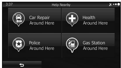 SUBARU BRZ (2017) - Utilisation de « Where Am I? (Où suis-je?) » pour sélectionner le service d'assistance le plus proche - 2