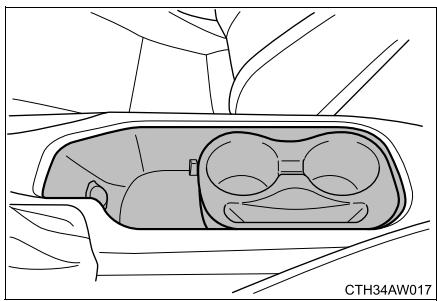 SUBARU BRZ (2017) - Porte-gobelets/rangement de console - 1