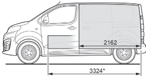 CITROEN Jumpy 3 (2016-2023) - Dimensions (en mm) - 10